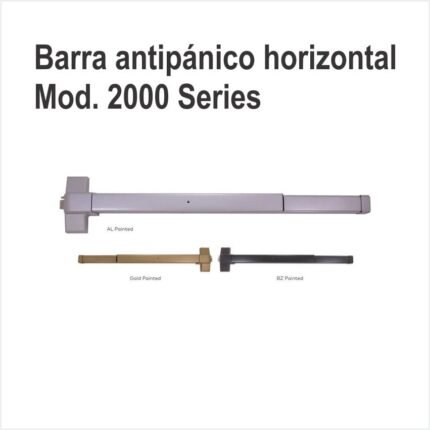 Barra antipánico horizontal mod. 2000R AL Design Hardware