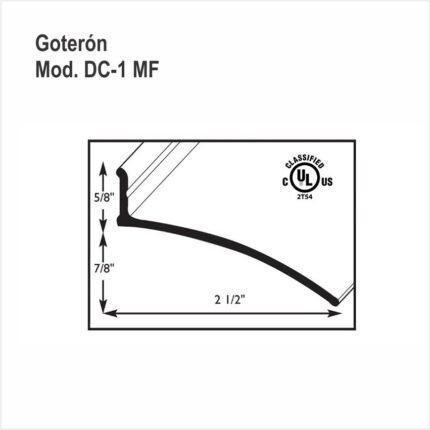 Goterón mod. DC-1 MF Design Hardware